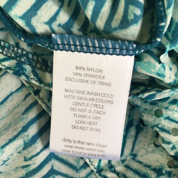 Toad&Co Sunkissed Cutout Dress Women's Size XL Lightweight V-Neck Pockets Blue - Picture 8 of 9